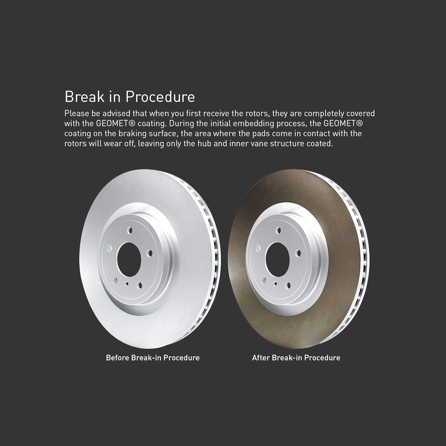 Carbon Brake Rotors with Pads and Hardware Kit S723