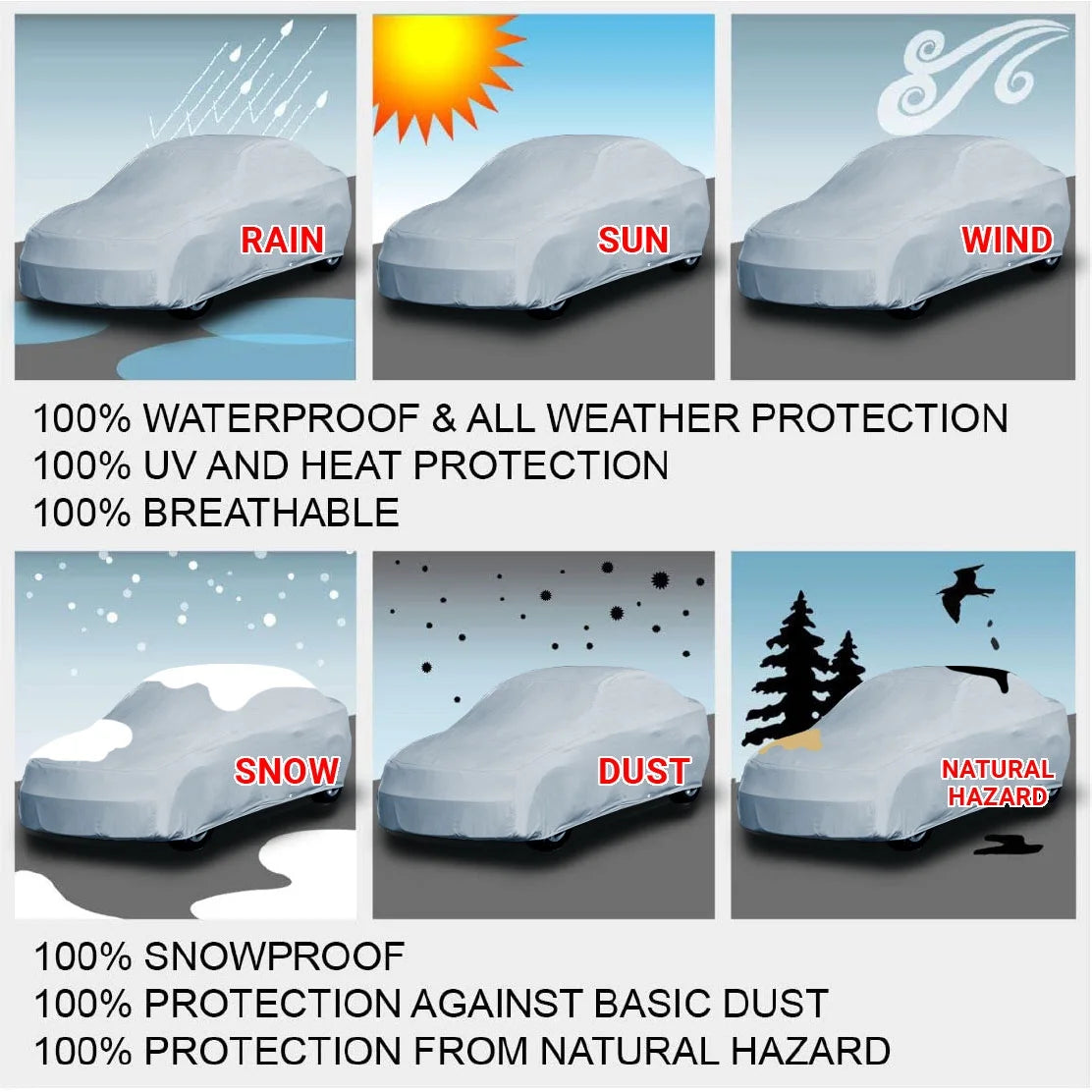 Waterproof Custom Car Cover V661