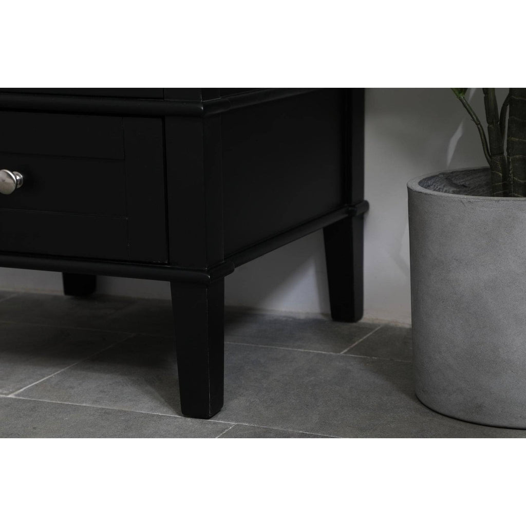 Grey Vanity Cabinet Set with Marble Top G19206