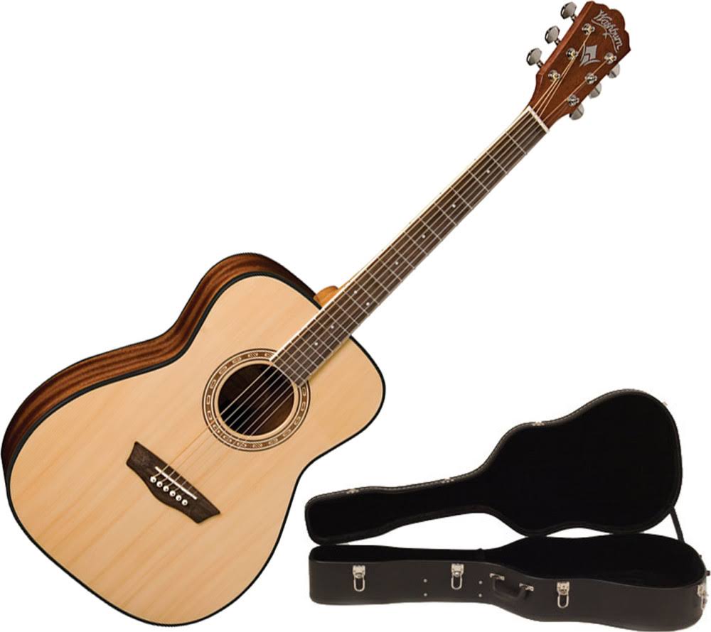5 Acoustic Folk Guitar with Case T6757