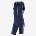Blue Green Xs Sleeveless Tri Suit Y7954