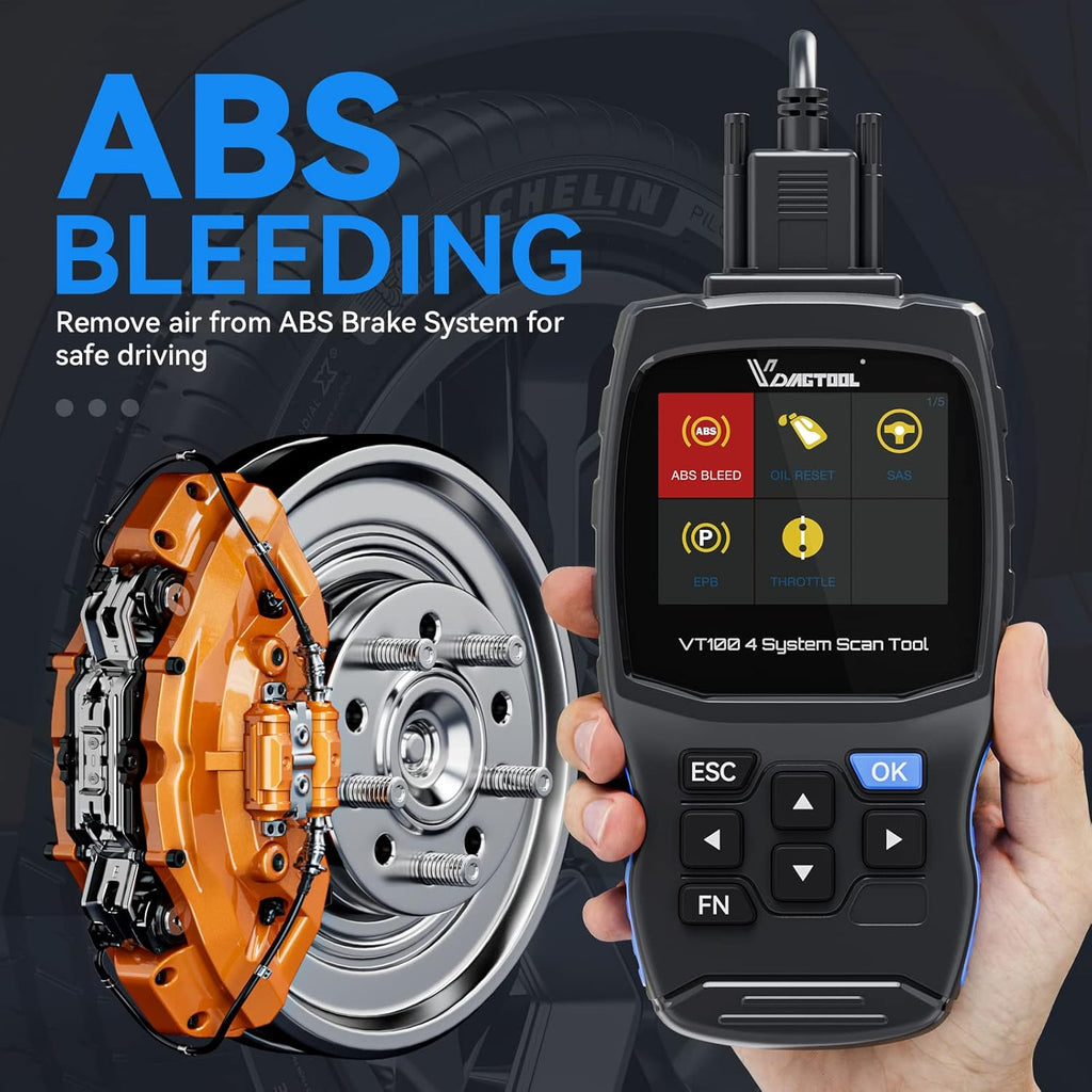 OBD2 Scanner Diagnostic Tool with ABS Bleed Y1599