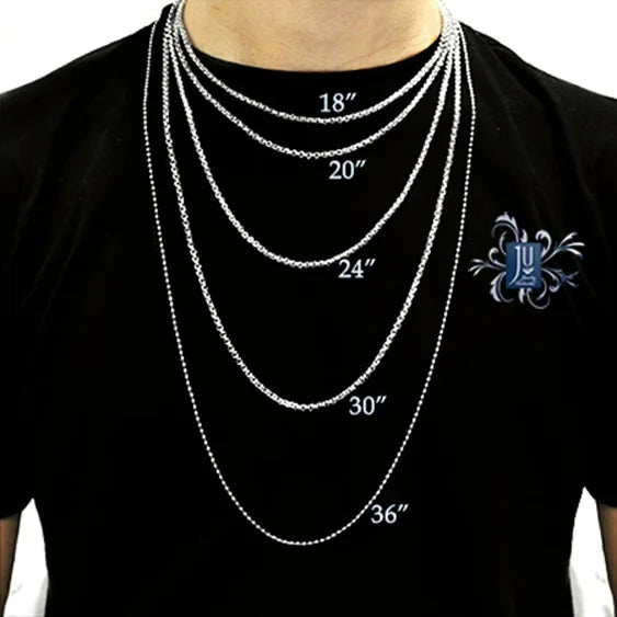 10K Yellow Gold Box Chain Necklace 24-30 Ins P361804