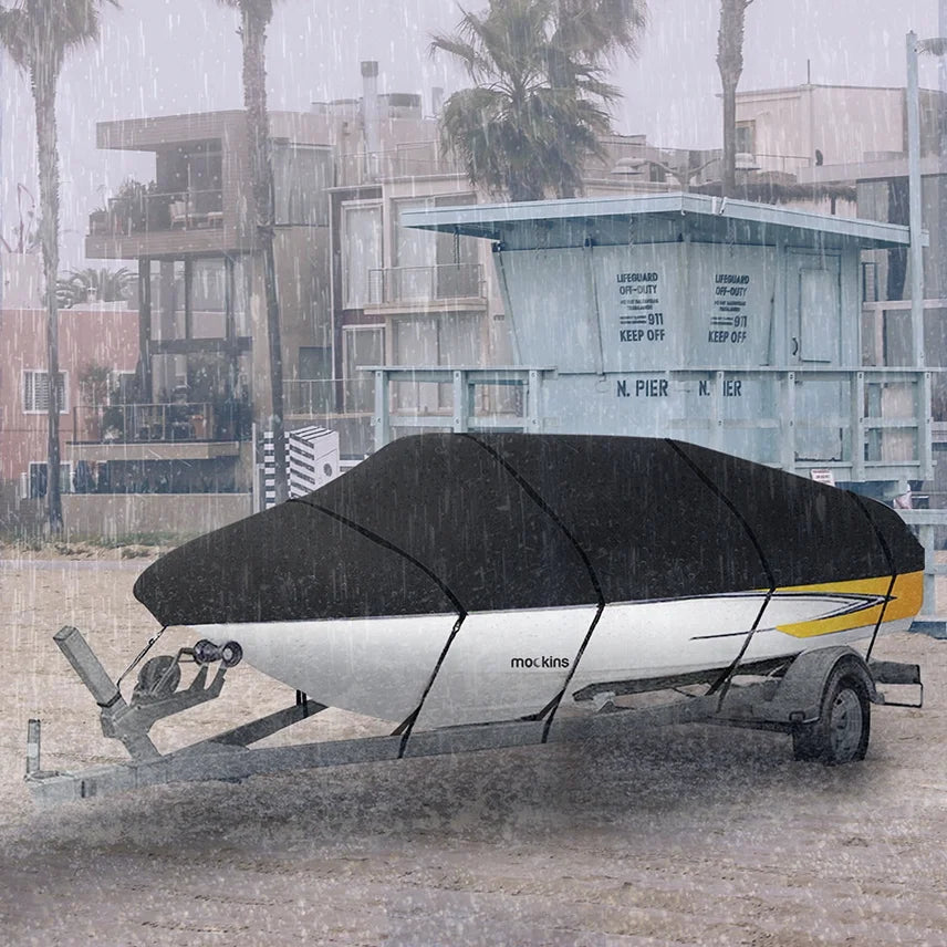 600D Polyester Oxford Trailerable Boat Cover W669