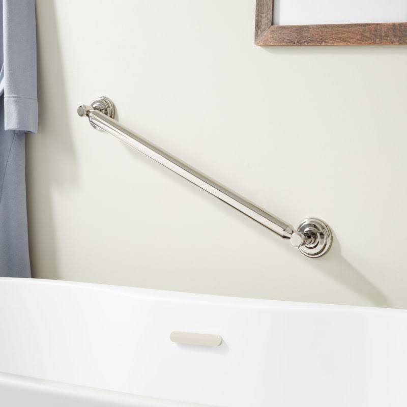 Polished Nickel Grab Bar W1526