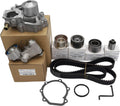 Timing Belt Kit with Water Pump and Tensioner Gasket and Camshaft Crankshaft Seals P1528