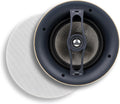 White 2-Way in Ceiling in Wall Speaker, 8 Inch Woofer, Pack of 2 I197