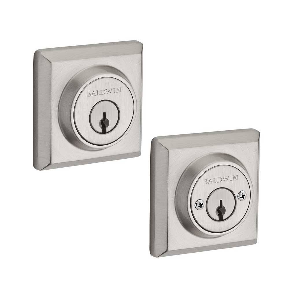 Satin Nickel Keyed Entry Double Cylinder Deadbolt P2287