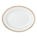Gold Oval Platter Q3082