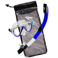 Compact Snorkeling Combo Set with Mask, Snorkel & Travel Bag J41115