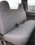 Gray Charcoal Front Solid Bench Seat Covers B71094
