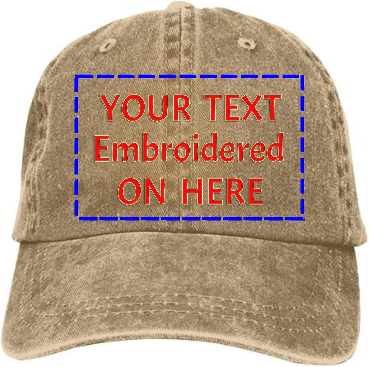Embroidered Dad Hat with Strap Closure R24289
