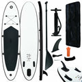 Inflatable Paddleboard Set Black and White M514
