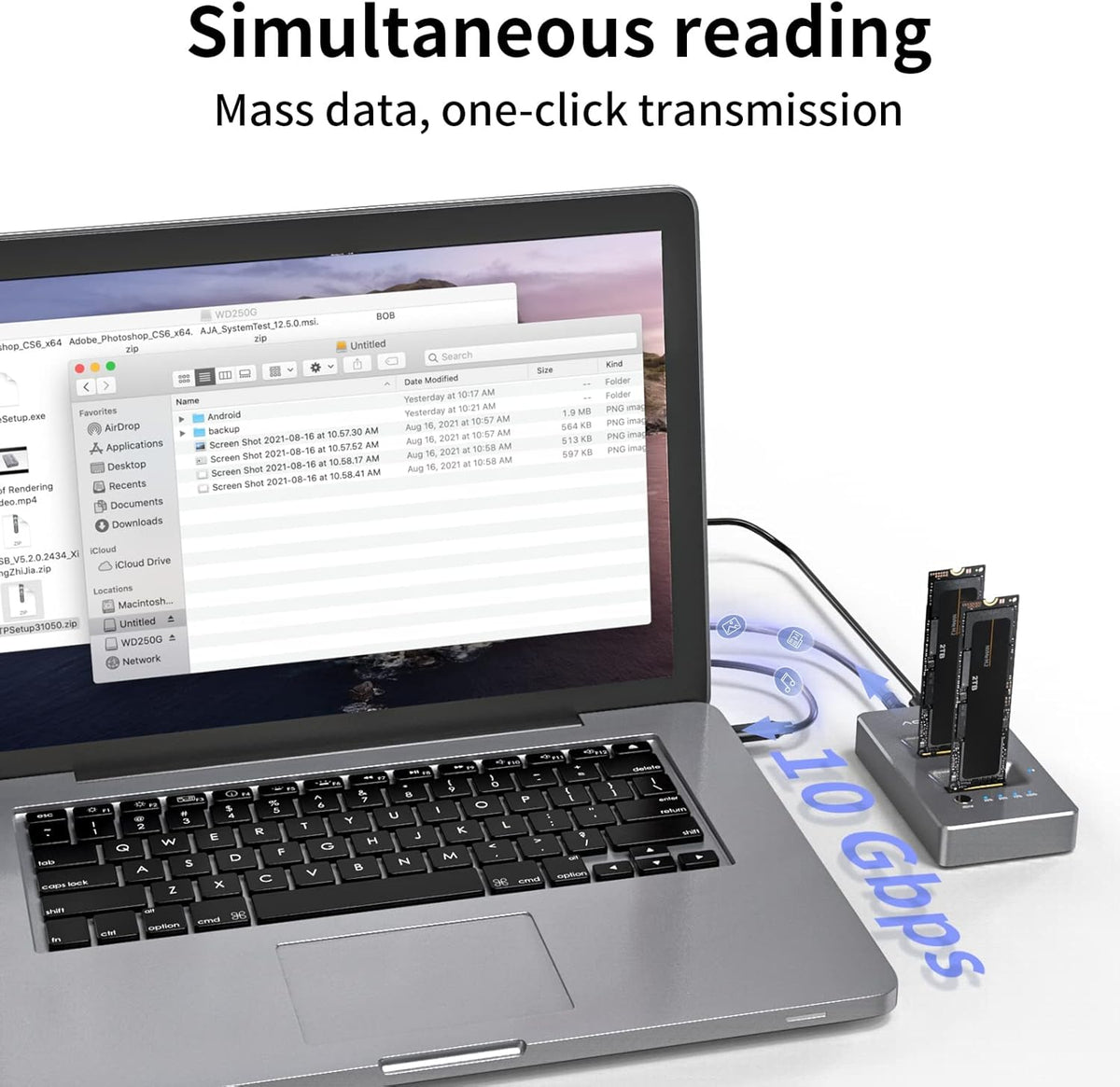 M.2 NVME SSD Enclosure with Offline Clone Q5009