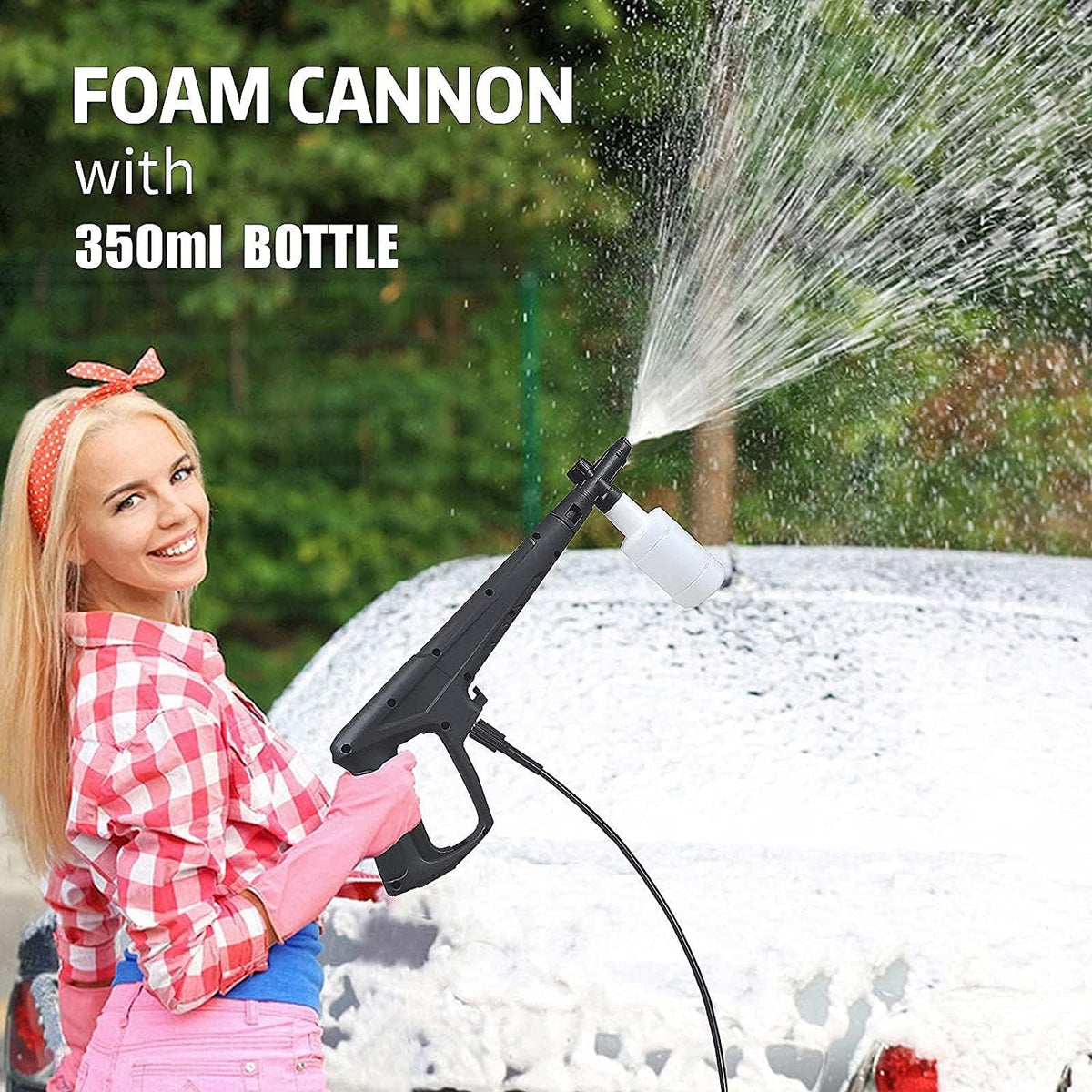 Electric Pressure Washer 3200 PSI 2.6 GPM Power Washer with Nozzles Foam Cannon S517655