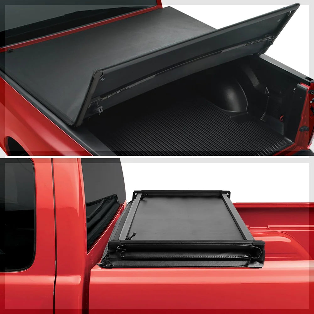 Tri-Fold Soft Tonneau Cover for Toyota Tacoma U499