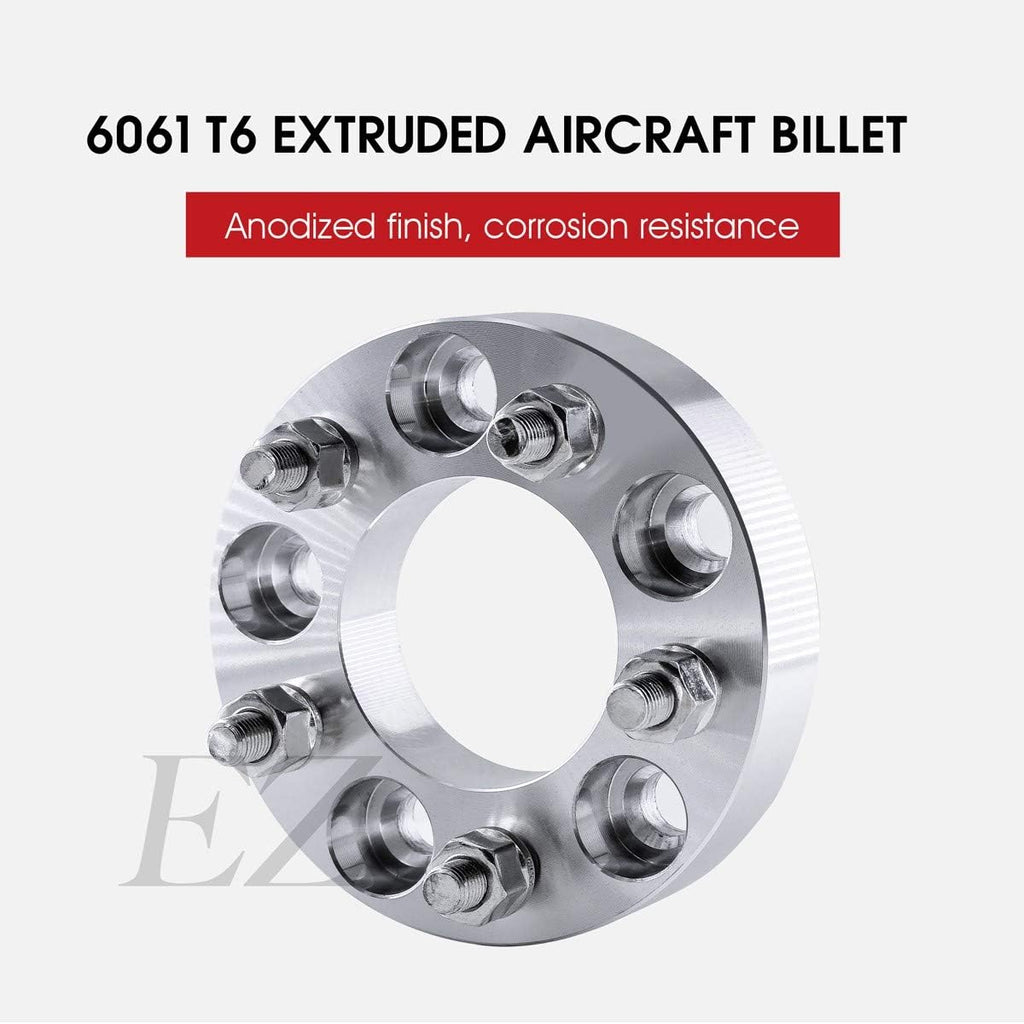 2 Billet Wheel Adapters 5x135 to 5x139.7 Thickness 1 Inch T2626
