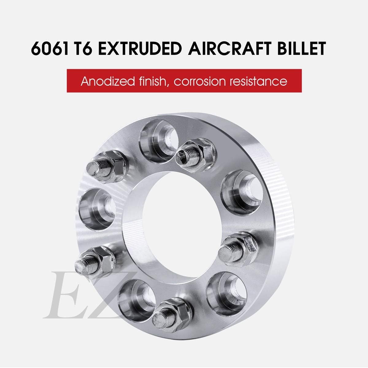 2 Billet Wheel Adapters 5x135 to 5x139.7 Thickness 1 Inch T2626
