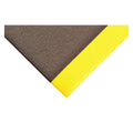 Black Yellow Border Antifatigue Mat 3Ft x 10Ft F859