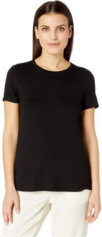 Black Crewneck Tee Q1856