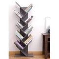 Gray Geometric Bookcase C38858