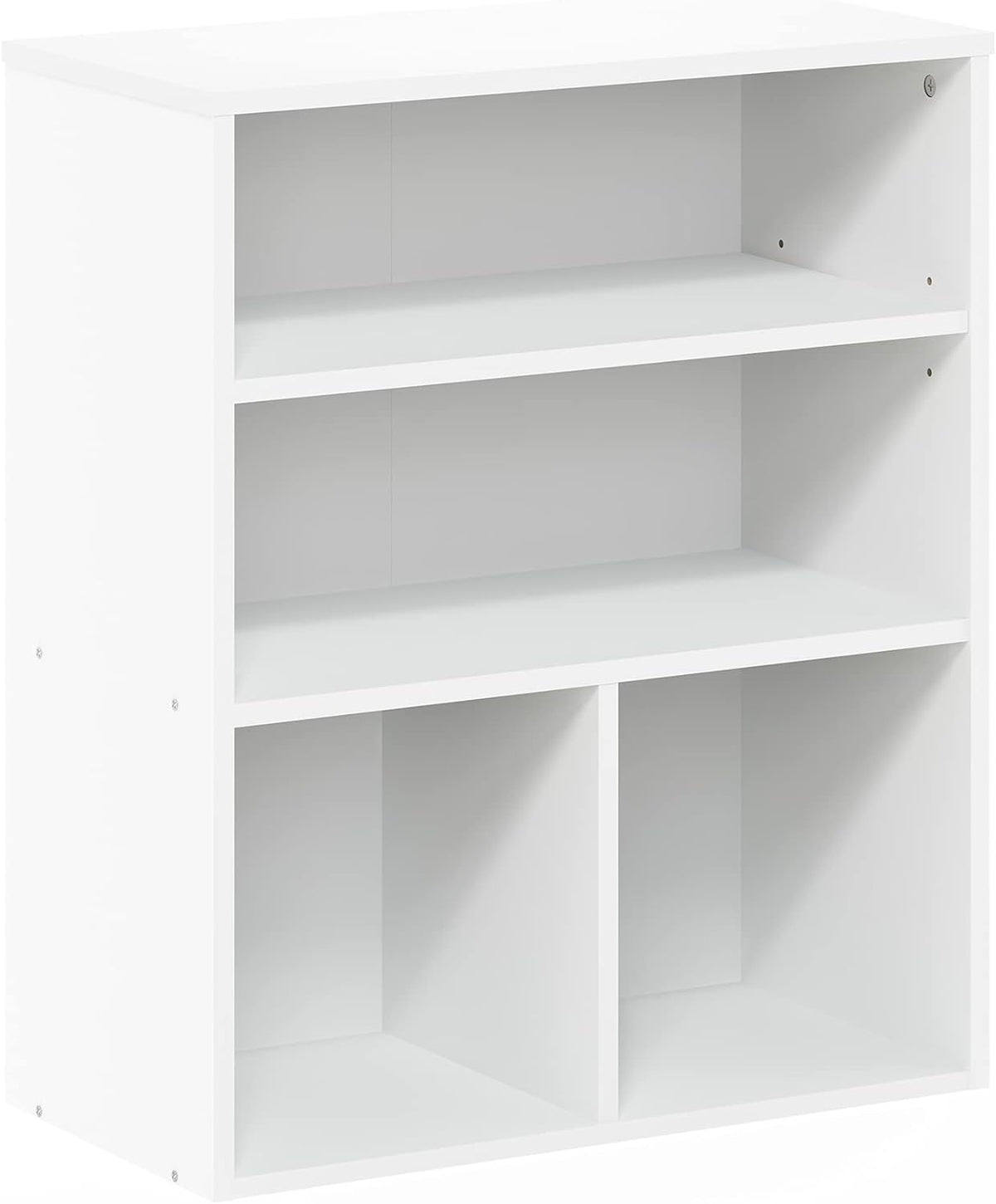 3 Tier White Bookcase R797645