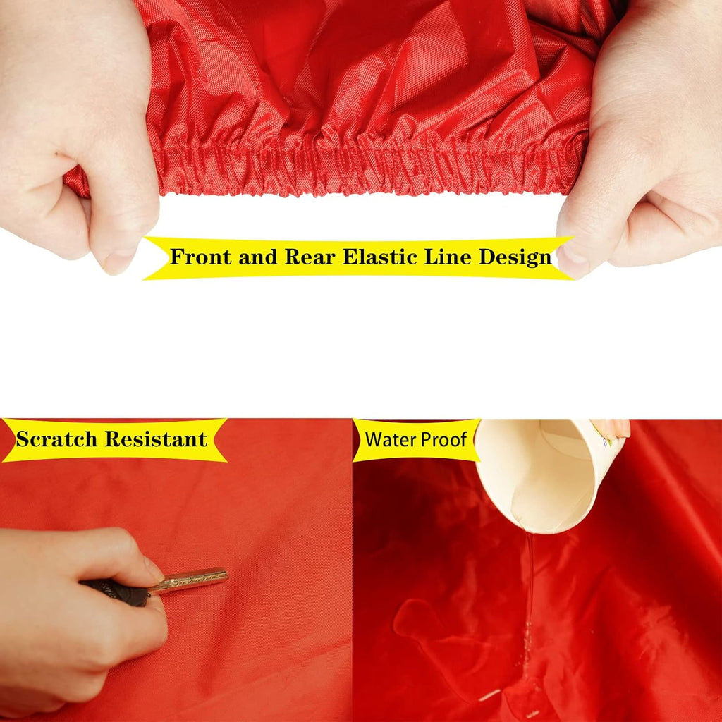 Red Oxford Full Car Cover for Sedan X303619
