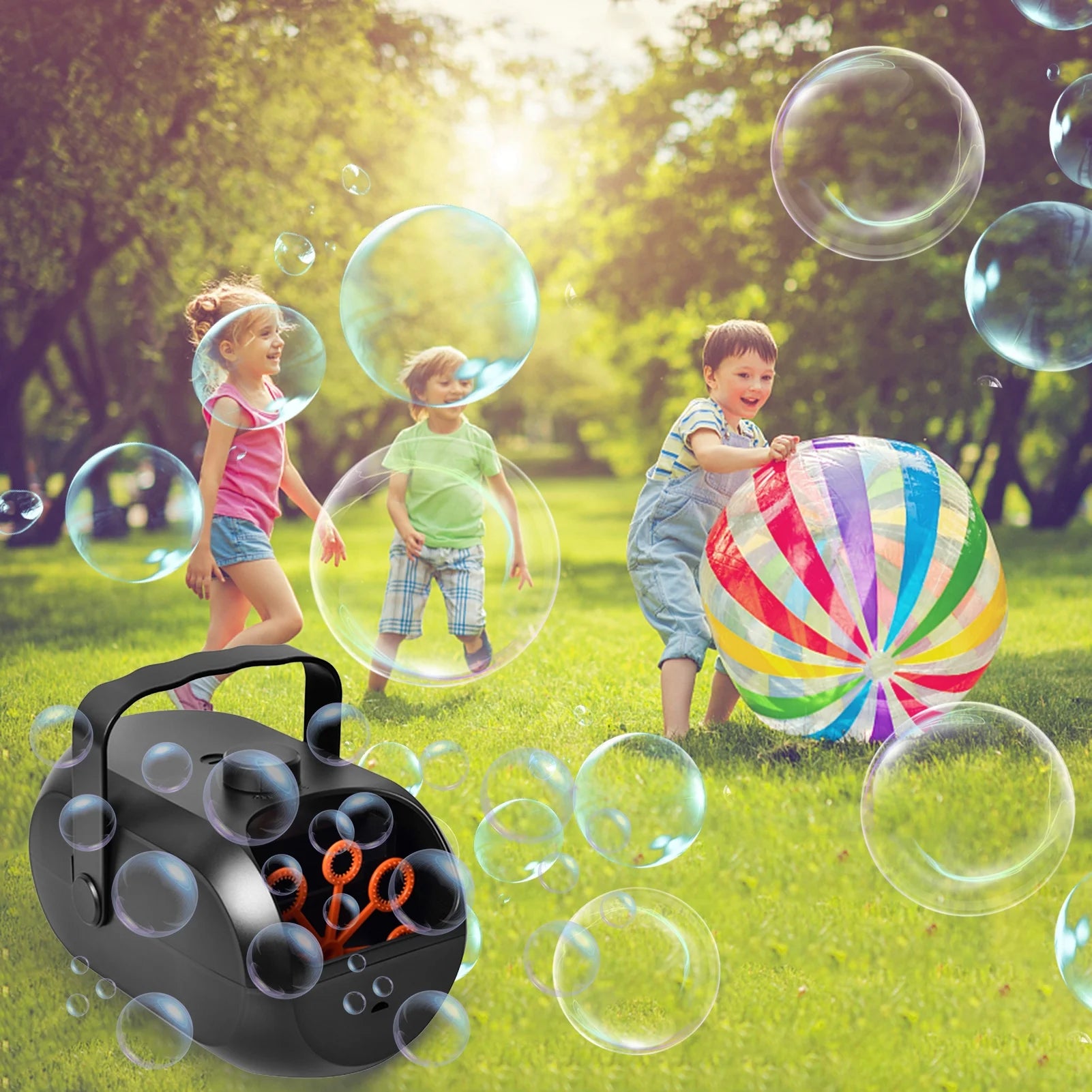 Portable Rechargeable Bubble Machine R70116