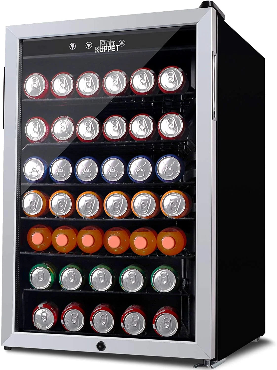 150-Can Beverage Cooler and Refrigerator, Stainless Steel, 4.5 Cu.Ft. X224890