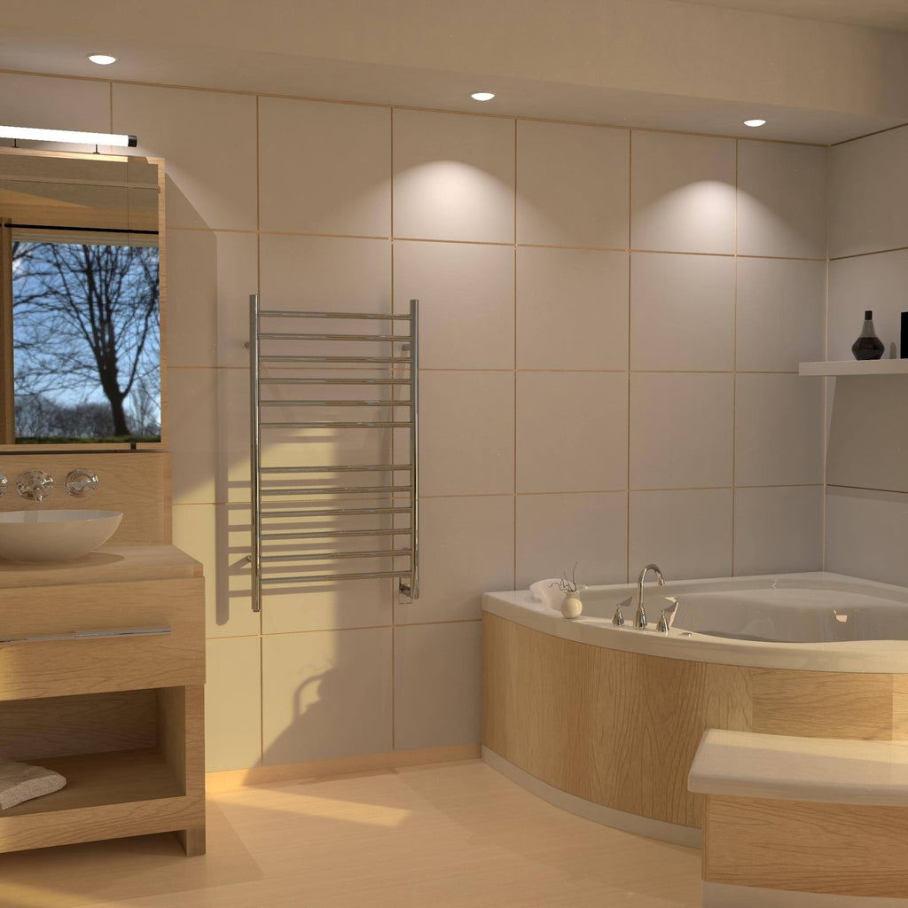 Polished Stainless Curved Towel Warmer H630313