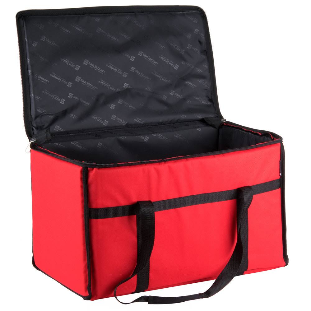 Red 12 x 22x22 Insulated Food / Pizza Carrier N3421
