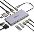 USB C Docking Station with Dual HDMI Adapter, Triple Display, 100W PD, Ethernet, Card Reader, Pack of 2 P551