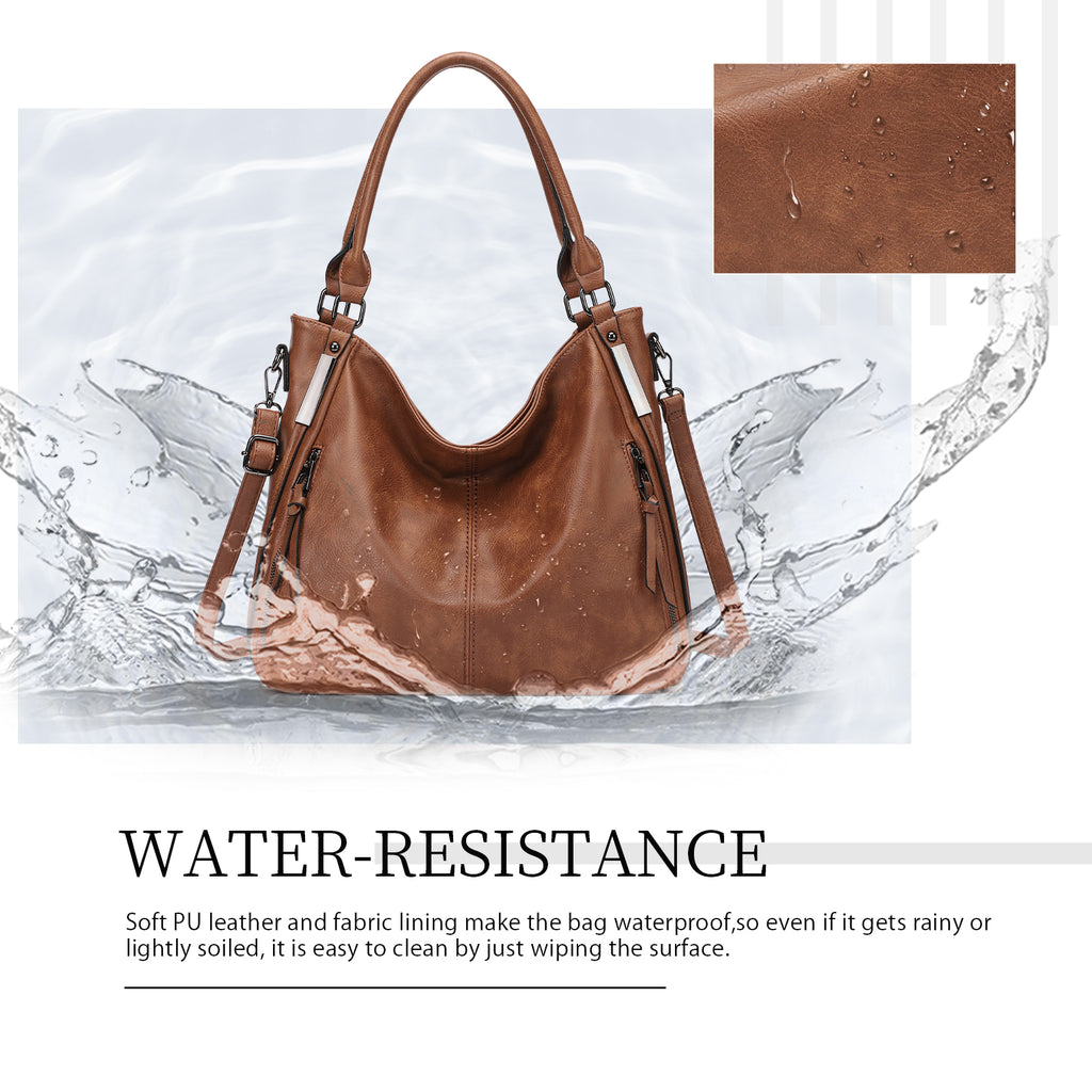 Large PU Leather Handbags Crossbody Hobo Tote Bags P12891