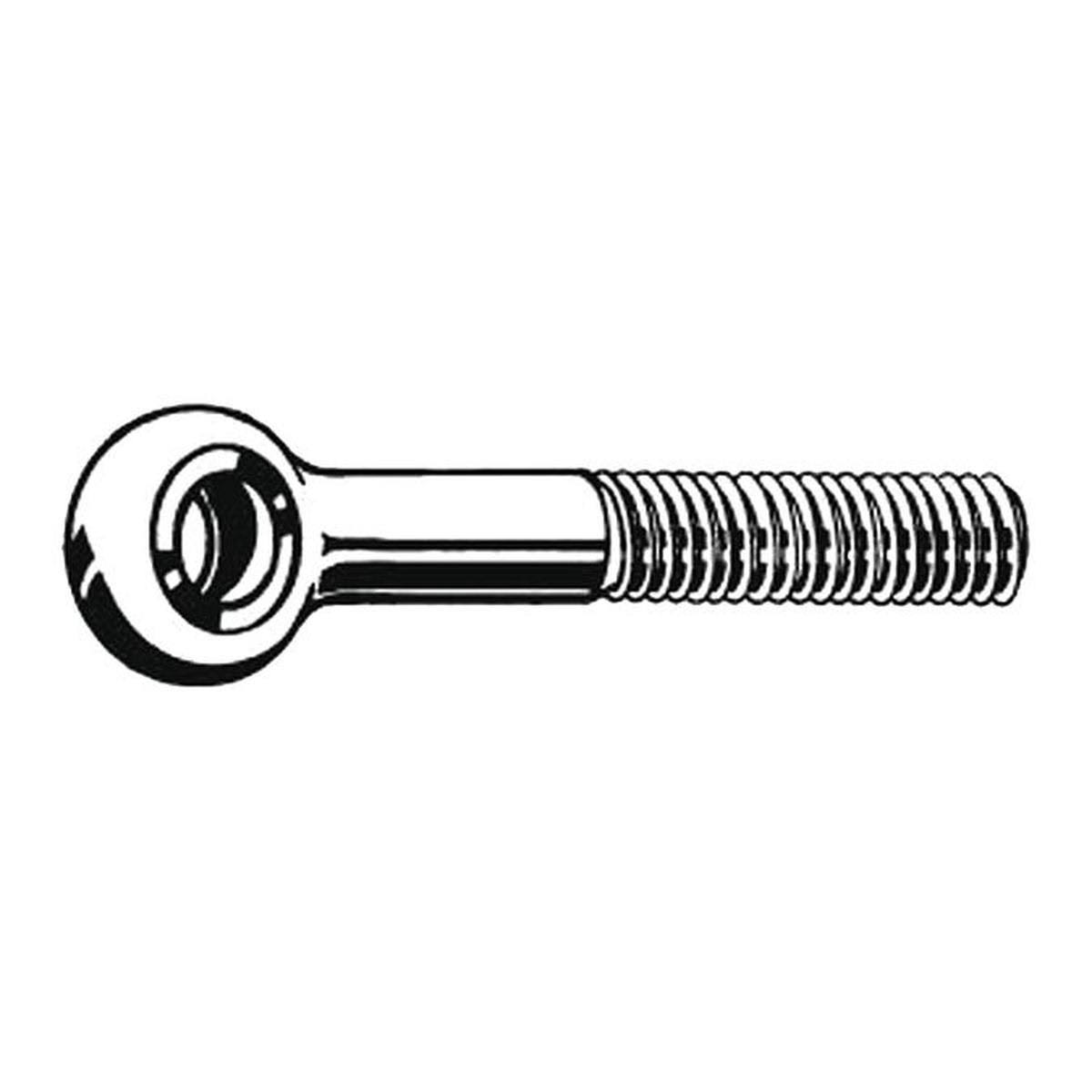 Eye Bolt, Carbon Steel, M10X60, PK25 V257