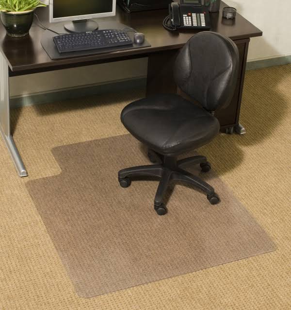 Chair Mats for Carpeted Surfaces 36x22 x 48x22 with Lip W303
