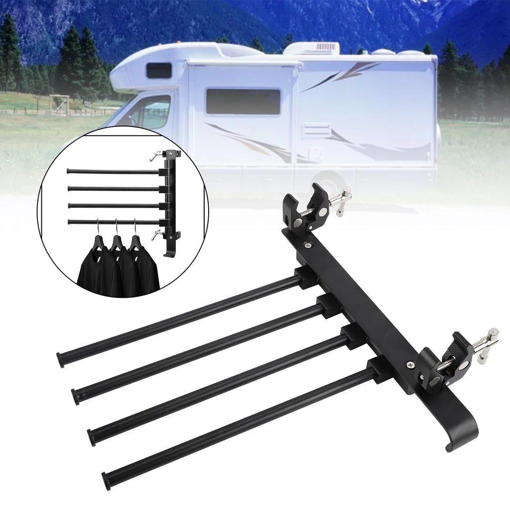 Aluminum Alloy Portable Drying Rack for RV Bathroom Trailer Q93086