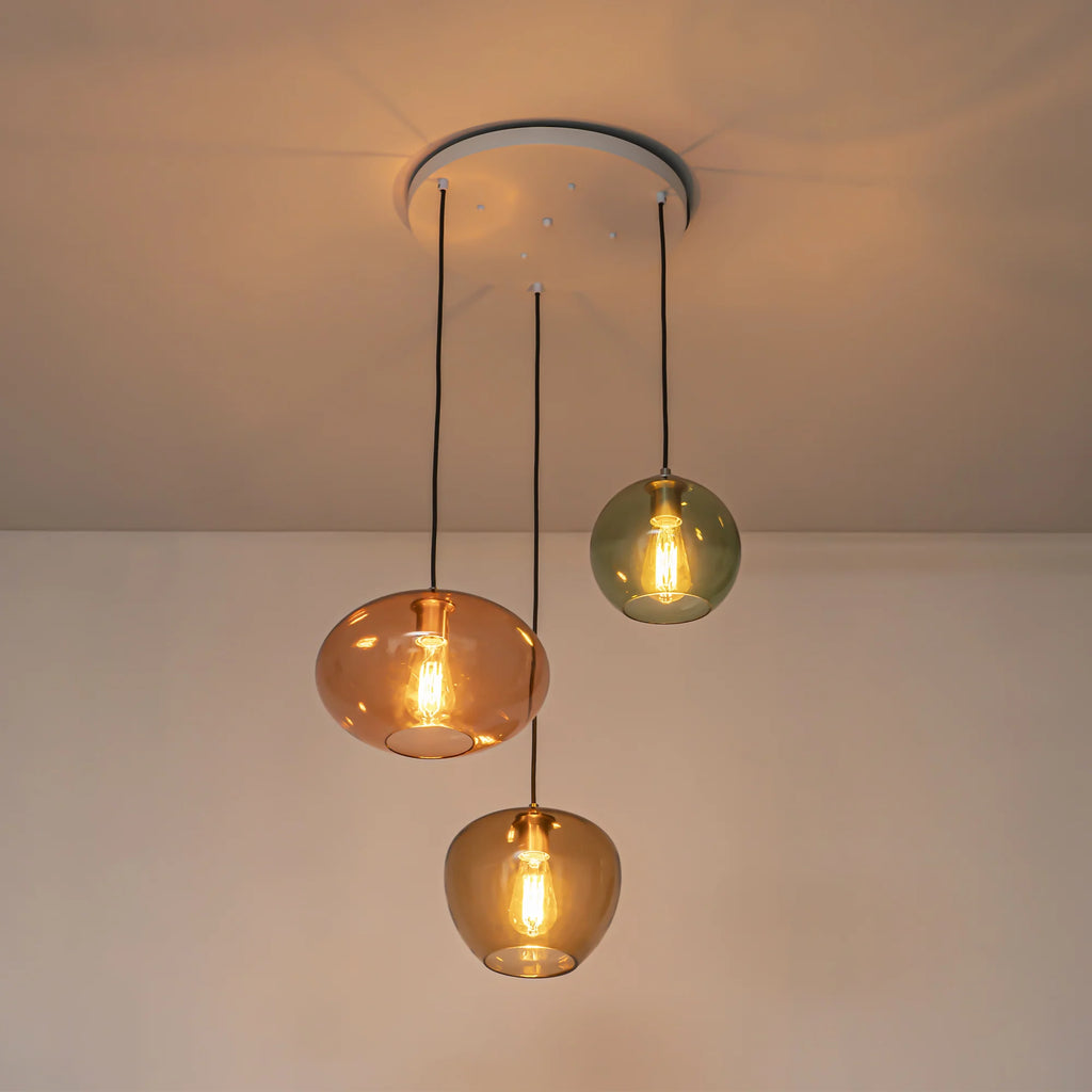 3-Light Vintage Contemporary Pendant C1367