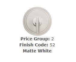 Straight Valve Kit, 1/2x22 Sweat Matte White J826441