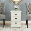 Grey 3 Drawer Side Table G42262