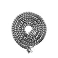 14K White Gold 6mm Solid Miami Cuban Link Chain Necklace (18") T944510