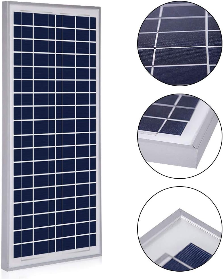35W 5A 12V Polycrystalline Solar Charge Kit with USB 5V Output L520021