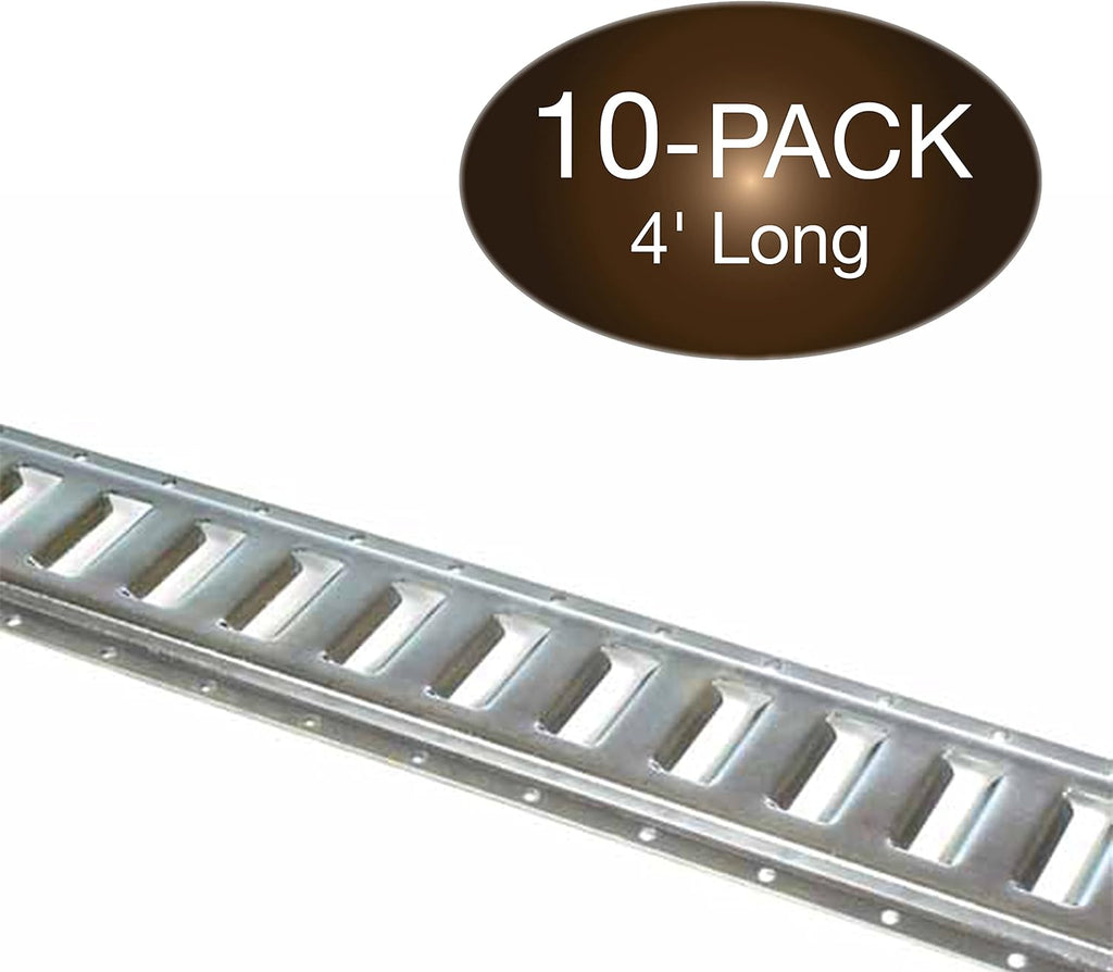 4-ft Hot-Dipped Galvanized Steel E Track Tie-Down Rail W250