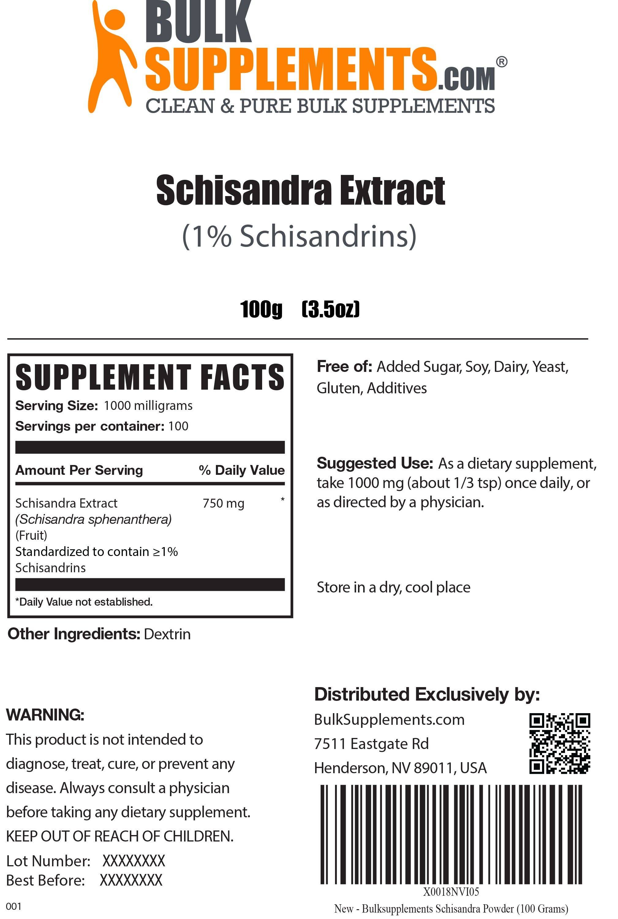 Schisandra Chinensis Extract 5kg Pure Powder H4531