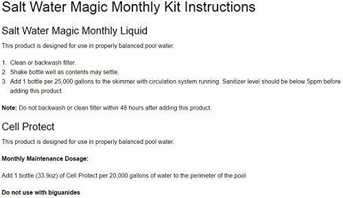 Spa Swimming Pool Salt Water Chemical Kit A535