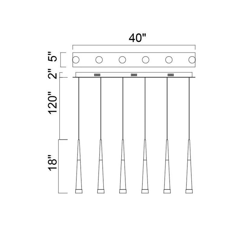 Gold Leaf LED Pool Table Light V95177