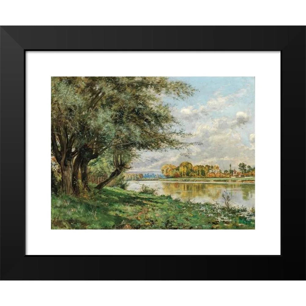 Black Modern Framed Museum Art Print W772