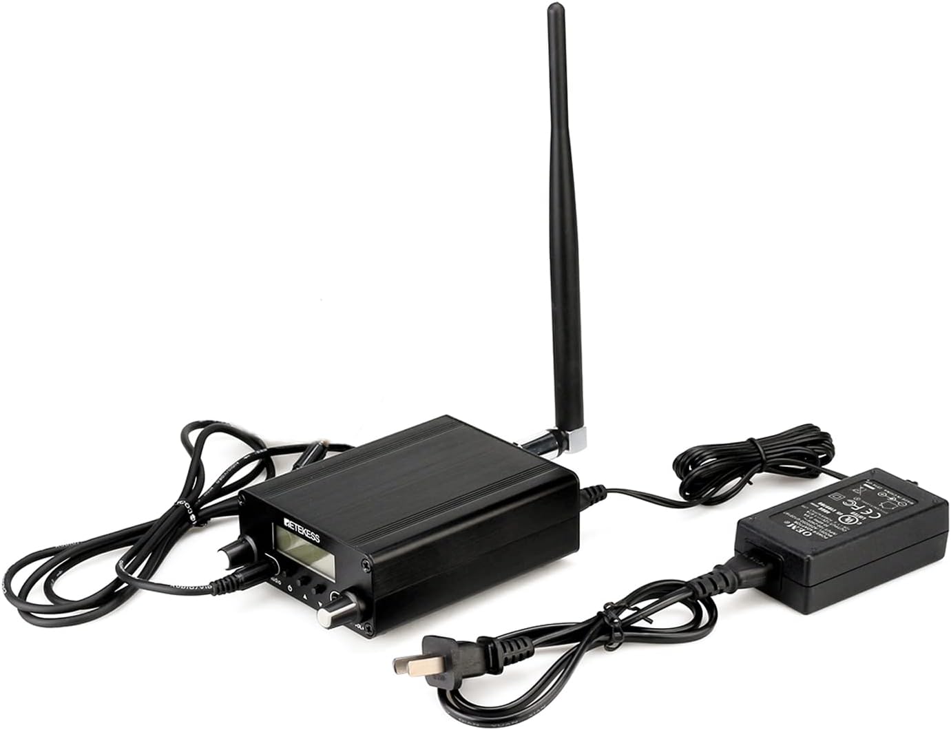 FM Transmitter with 3.5mm Mic Audio Jack B509347