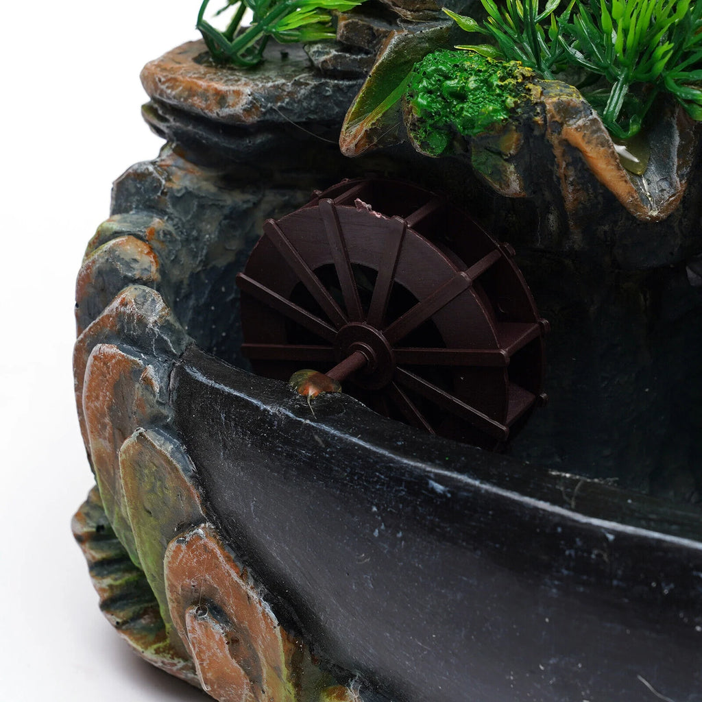 Indoor Rockery Waterfall Fountain Desktop Fountain with LED Light P89109