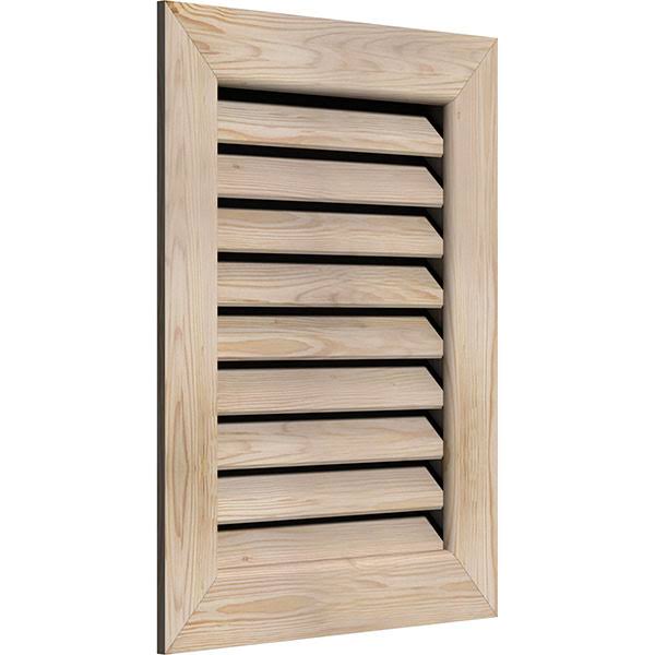 24-in W x 26-in H Vertical Gable Vent Unfinished Smooth Pine F35147