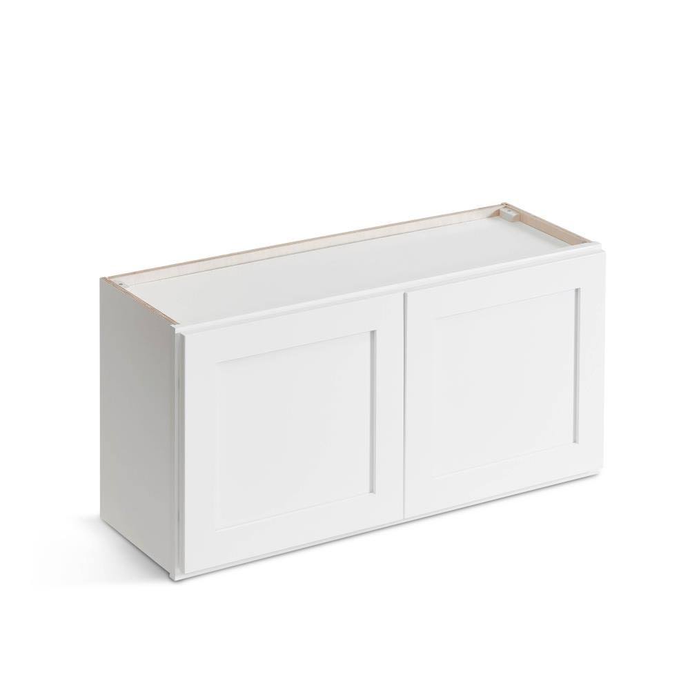Pure White Birch Door Wall Stock Cabinet V331